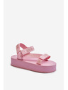 BIG STAR SHOES Női platform szandál Big Star rózsaszín