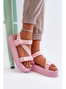 BIG STAR SHOES Női platform szandál Big Star rózsaszín