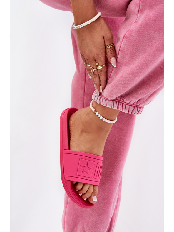 BIG STAR SHOES Női divat papucs Big Star rózsaszín