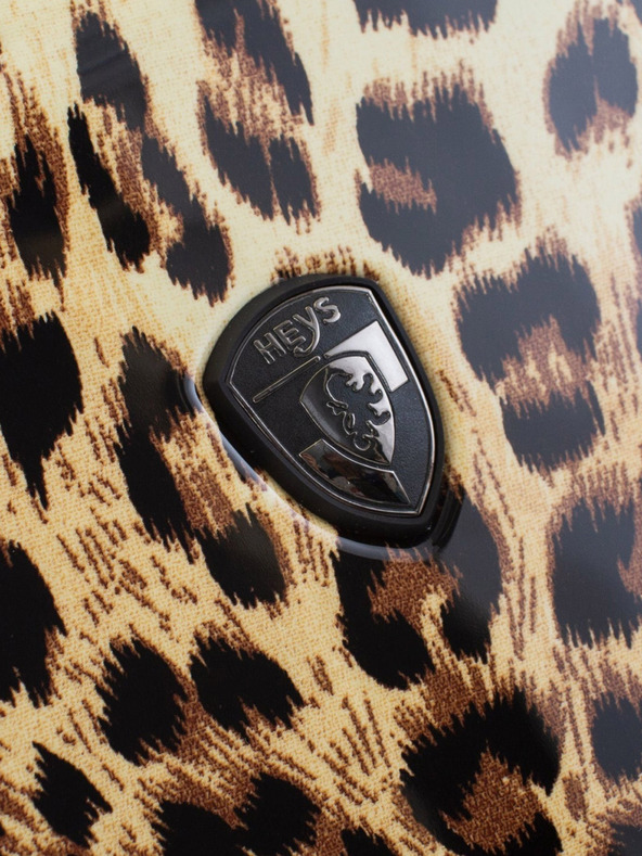 Heys Fekete-barna mintás utazótáska Heys Brown Leopard M