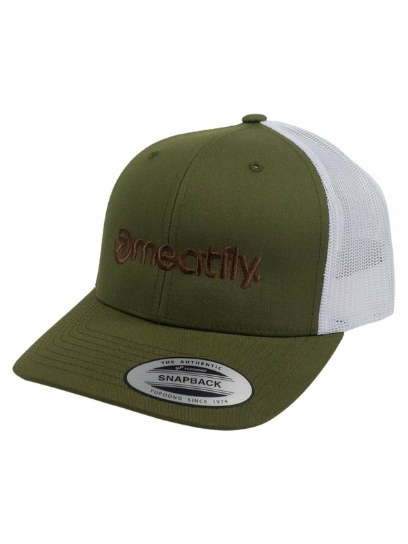 Meatfly Meatfly baseball sapka MF Logo Trucker Buck/White | Zöld | Méret