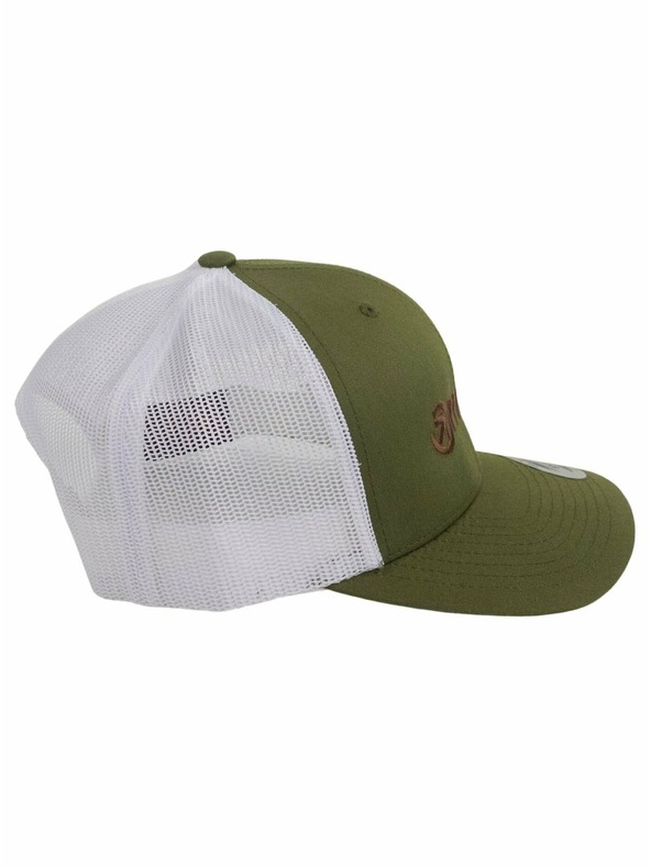 Meatfly Meatfly baseball sapka MF Logo Trucker Buck/White | Zöld | Méret