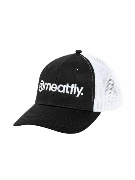 Meatfly Meatfly baseball sapka MF Logó Trucker Fehér / Fekete | Fekete | Méret