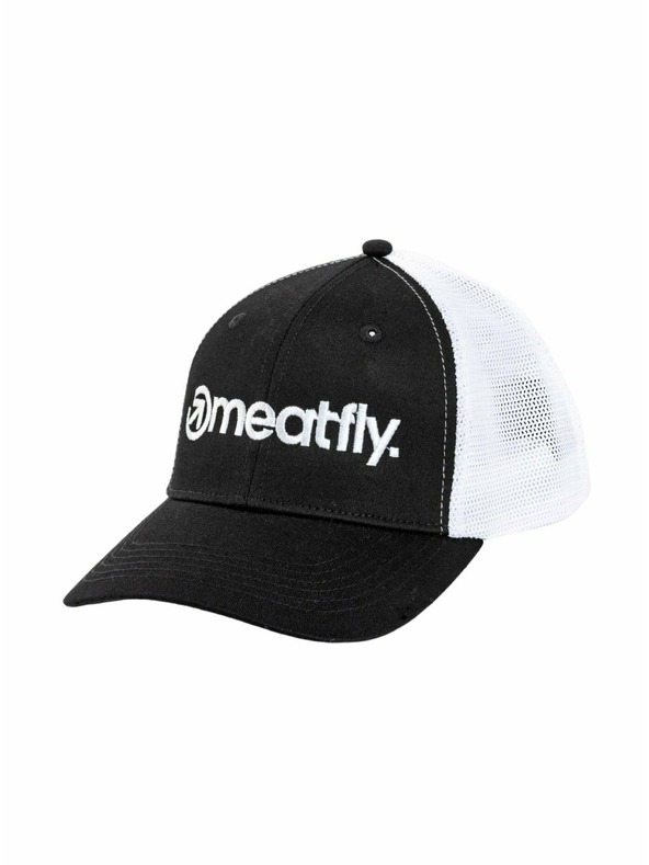 Meatfly Meatfly baseball sapka MF Logó Trucker Fehér / Fekete | Fekete | Méret
