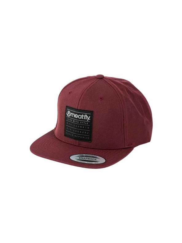 Meatfly Meatfly baseball sapka Hornet Snapback Koordináták Sötétbordó | Piros | Méret
