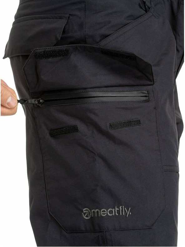 Meatfly Meatfly férfi SNB & SKI nadrág Oggy Black fekete