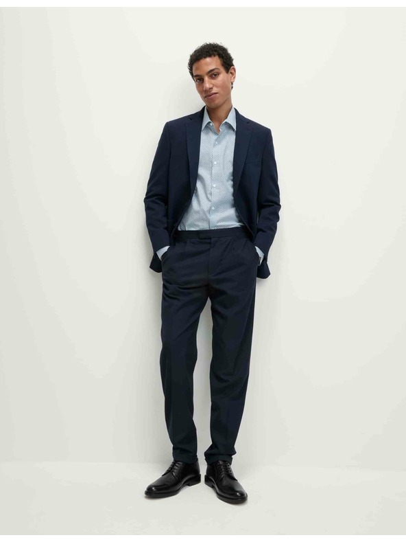 Marks & Spencer Marks & Spencer normál fazonú pamut ing kék