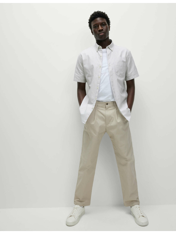 Marks & Spencer Marks & Spencer csíkos oxford ing bézs