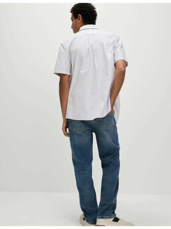 Marks & Spencer Csíkos oxford ing pamutból Marks & Spencer zöld