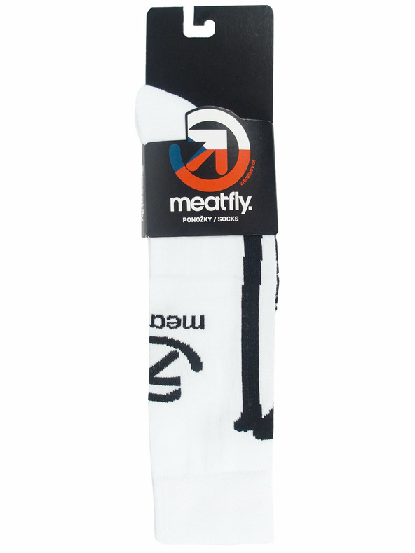 Meatfly Meatfly socks Bones Long White | White | Size