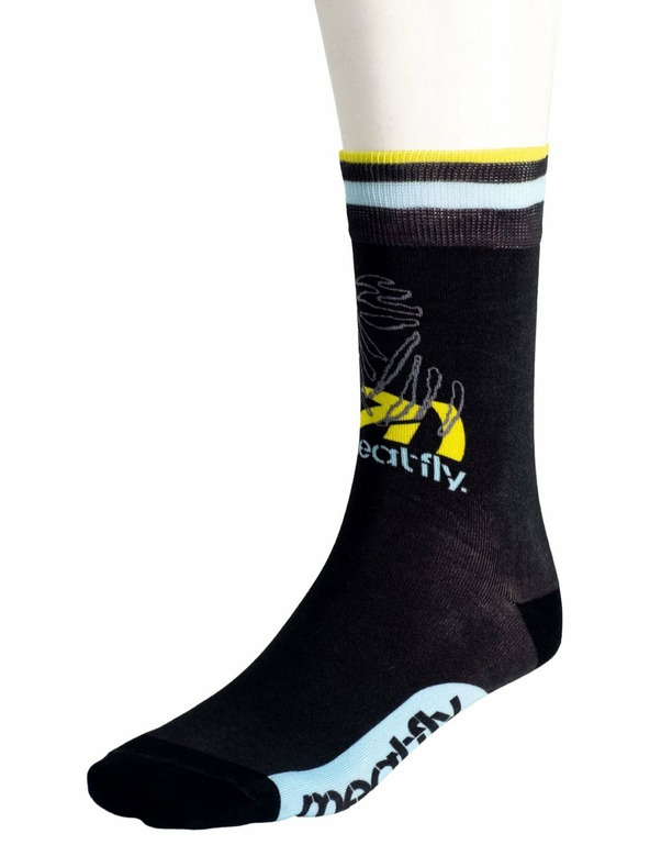 Meatfly Meatfly socks Dakar Blue/Yellow | Black | Size