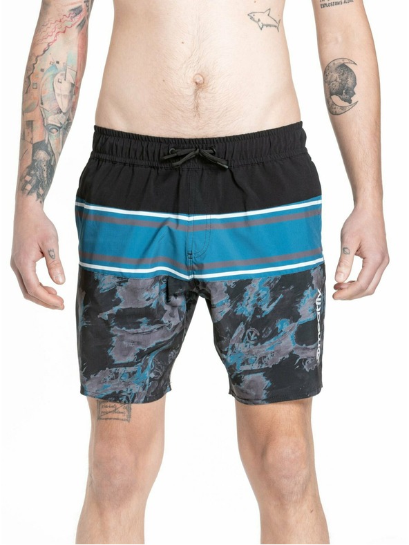 Meatfly Meatfly men's swim shorts Keith Boardshorts 17" Mossy Petrol | Blue | Size