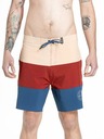Meatfly Meatfly férfi fürdőnadrág Ernie Boardshorts 19" Navy / Latte | Kék | Méret