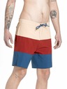 Meatfly Meatfly férfi fürdőnadrág Ernie Boardshorts 19" Navy / Latte | Kék | Méret