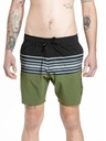 Meatfly Meatfly férfi fürdőnadrág Keith Boardshorts 17" Olívazöld / Fekete | Zöld | Méret