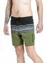 Meatfly Meatfly férfi fürdőnadrág Keith Boardshorts 17" Olívazöld / Fekete | Zöld | Méret