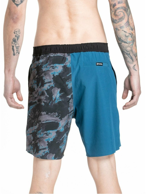 Meatfly Meatfly férfi fürdőnadrág Ernie Boardshorts 19" Mohos Petrólkék | Kék | Méret