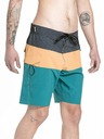 Meatfly Meatfly férfi fürdőnadrág Mitch Boardshorts 21" Kígyózöld / Teve | Zöld | Méret
