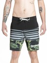 Meatfly Meatfly férfi fürdőnadrág Ernie Boardshorts 19" Pálma | Sokszínű | Méret
