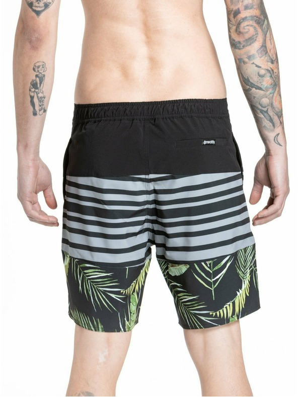 Meatfly Meatfly férfi fürdőnadrág Ernie Boardshorts 19" Pálma | Sokszínű | Méret