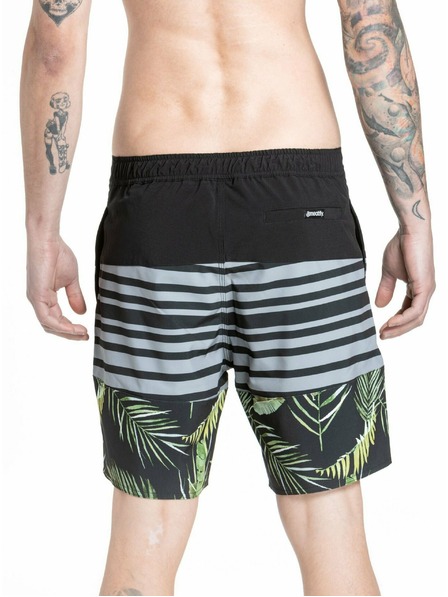 Meatfly Meatfly férfi fürdőnadrág Ernie Boardshorts 19" Pálma | Sokszínű | Méret
