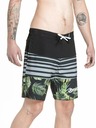 Meatfly Meatfly férfi fürdőnadrág Ernie Boardshorts 19" Pálma | Sokszínű | Méret
