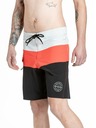 Meatfly Meatfly férfi fürdőnadrág Mitch Boardshorts 21" Piros Narancs / Fekete | Piros | Méret