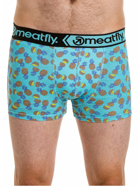 Meatfly Meatfly férfi boxeralsó Balboa Boxershorts dupla csomag Ananász | Fekete | Méret