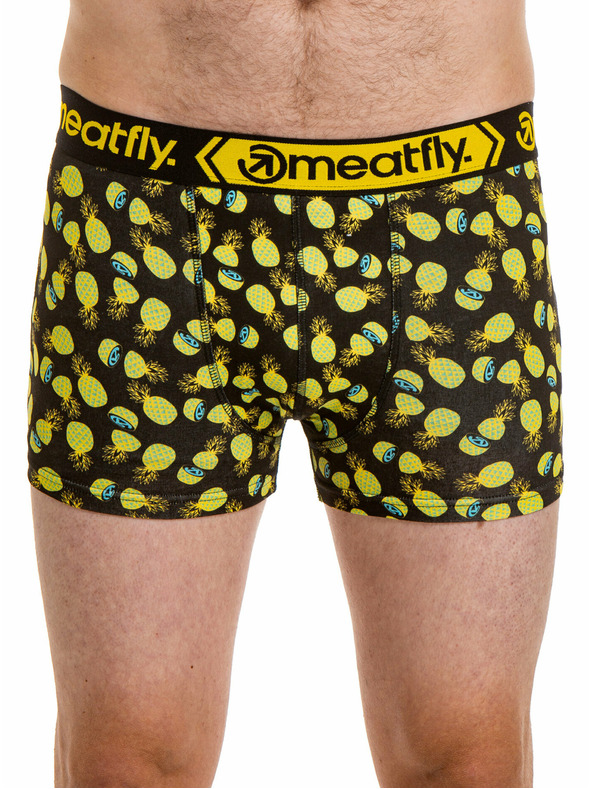 Meatfly Meatfly férfi boxeralsó Balboa Boxershorts dupla csomag Ananász | Fekete | Méret