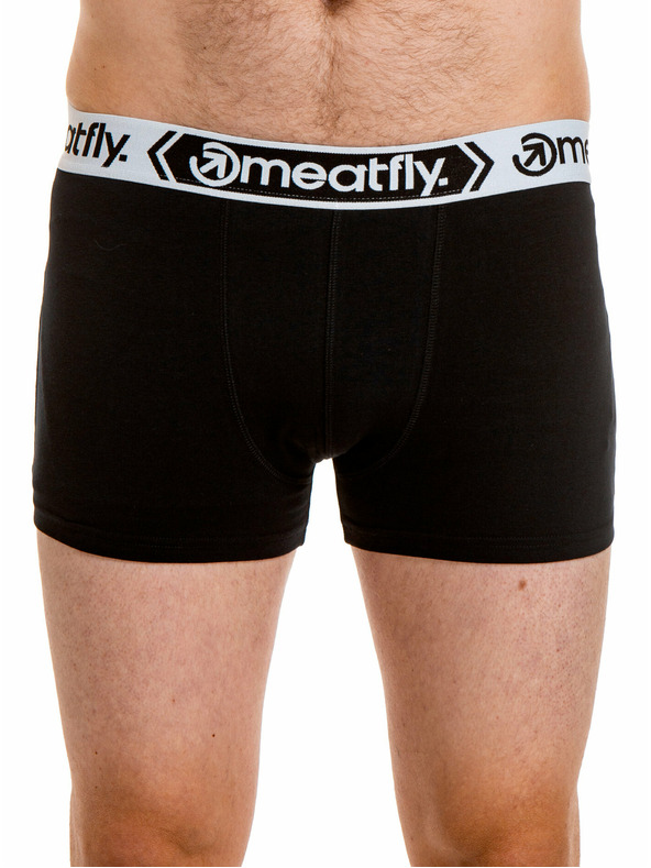 Meatfly Meatfly férfi boxeralsó Balboa Boxershorts négy darabos Fekete/Fekete | Fekete | Méret