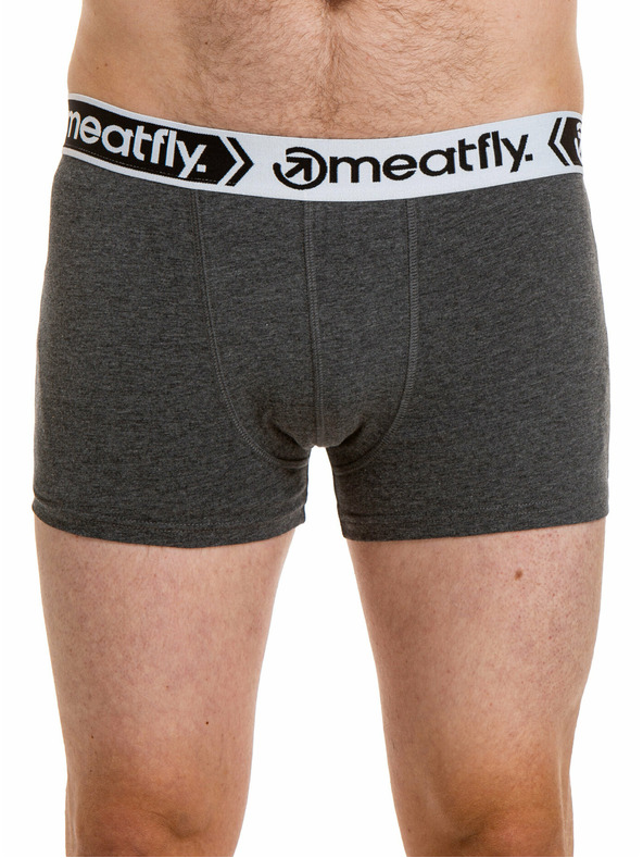Meatfly Meatfly férfi boxeralsó Balboa Boxershorts négy darabos Szürke Melange | Szürke | Méret