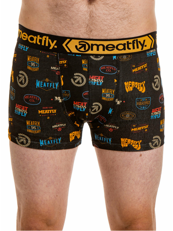 Meatfly Meatfly férfi boxeralsó Balboa Boxershorts Ananász/Badges ajándékcsomag