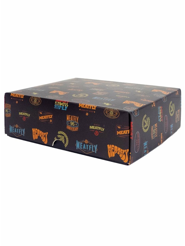 Meatfly Meatfly férfi alsónadrág Agostino Badges ajándékcsomag | Fekete | Méret