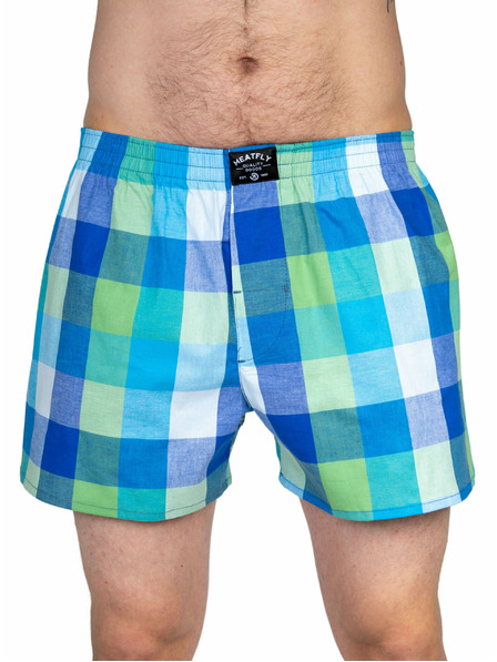Meatfly Meatfly férfi boxeralsó Doug Navy Red / Green | Piros | Méret