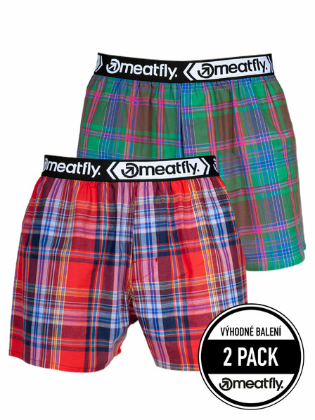 Meatfly Meatfly férfi boxeralsó Gigi Pink / Green | Rózsaszín | Méret