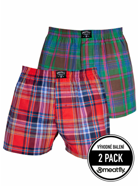 Meatfly Meatfly men's boxers Doug Pink / Green | Pink | Size
