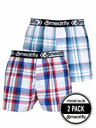 Meatfly Meatfly men's boxers Gigi White Red / Blue | White | Size