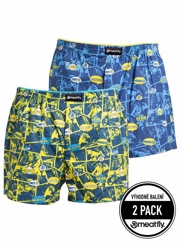 Meatfly Meatfly men's boxers Agostino Yellow/Blue