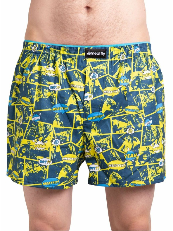 Meatfly Meatfly men's boxers Agostino Yellow/Blue