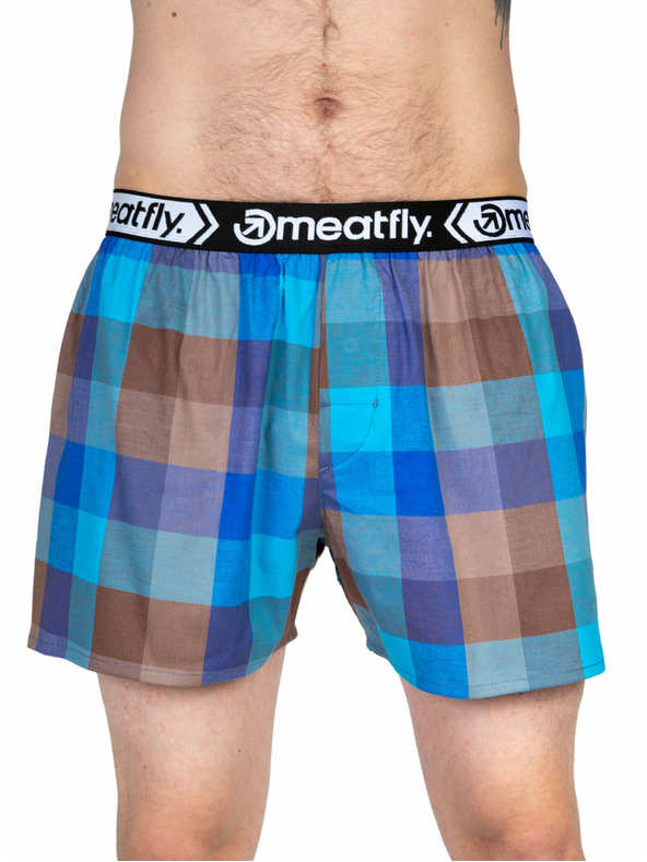 Meatfly Meatfly men's boxers Gigi Brown / Blue | Brown | Size