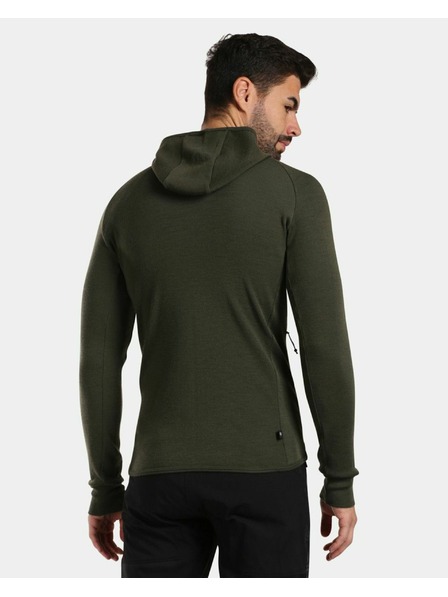 Kilpi Men's hoodie Kilpi MERINI-M Dark green