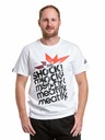 Meatfly Meatfly men's t-shirt Big Shock Shattered White | White | Size