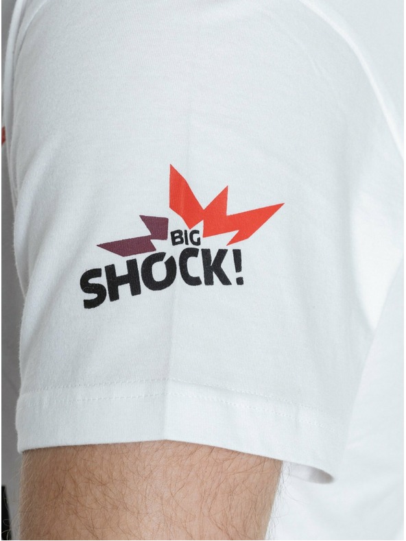 Meatfly Meatfly men's t-shirt Big Shock 8Bit White | White | Size