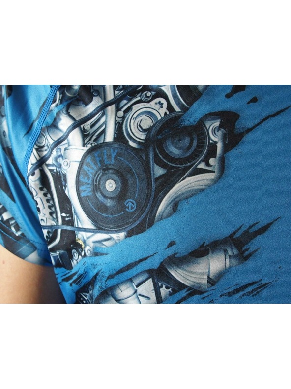 Meatfly Meatfly functional t-shirt Reaper C - Blue | Blue | Size