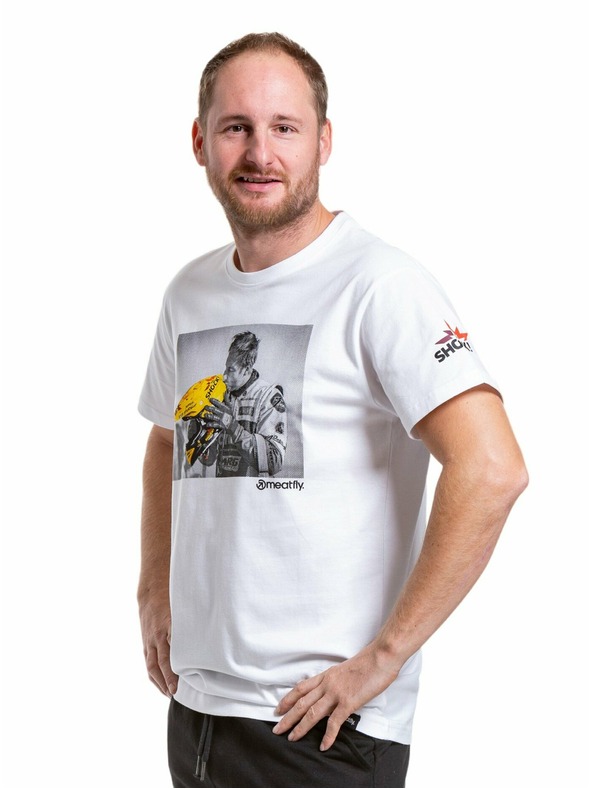 Meatfly Meatfly men's t-shirt Big Shock Kiss White | White | Size