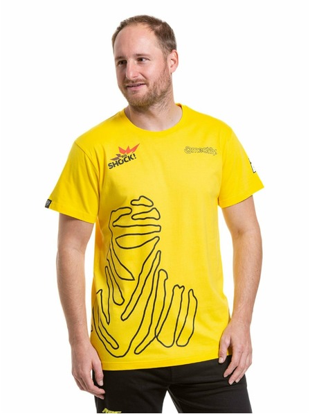 Meatfly Meatfly férfi póló Dakar Sárga | Sárga | Méret