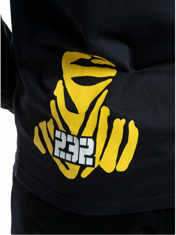 Meatfly Meatfly férfi hosszú ujjú póló Dakar Beduin Fekete | Fekete | Méret