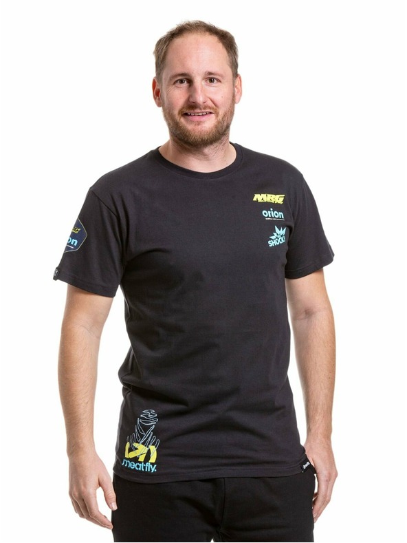 Meatfly Meatfly férfi póló Dakar Kék/Fekete