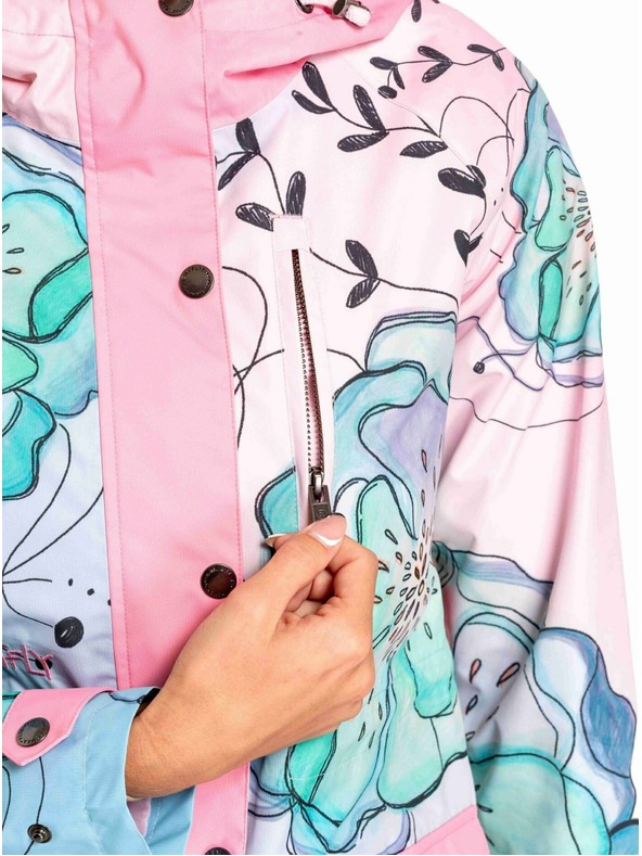 Meatfly Meatfly női street dzseki Xita Menta Virágok