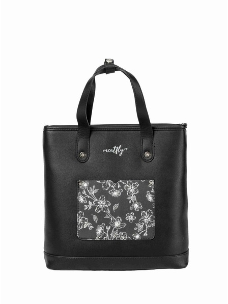 Meatfly Meatfly táska / hátizsák Kerry Blossom Black | Fekete | Térfogat 7 L